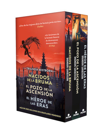 Estuche Trilogía Mistborn | Nacidos De La Bruma - El Pozo De La Ascensión - El Héroe De Las Eras